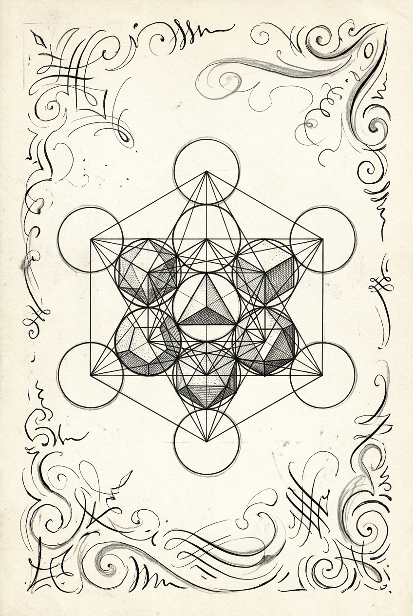 Mathematical formalism with nested geometric structures and equations